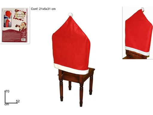 MAKRO - Poťah na stoličku vianočný