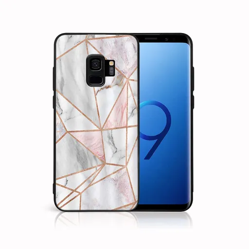 MY ART Ochranný obal pre Samsung Galaxy S9 PINK MARBLE (143)