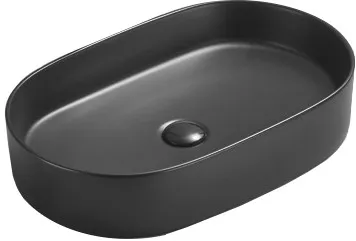 MEXEN - Celia umývadlo na dosku 60x38, čierna mat 22206085