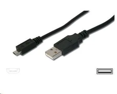 PREMIUMCORD Kábel USB 2.0 A - Micro B prepojovací 1m