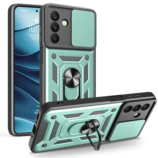 RING CAMERA Kryt s držiakom pre Samsung Galaxy A26 zelený