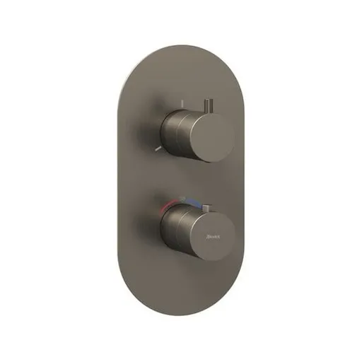 Sprchová a vaňová batéria Ravak Espirit bez podomietkového telesa grafit kartáčovaný X070326