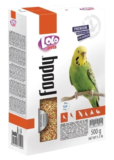 LOLOPETS základné krmivo pre andulky 500g