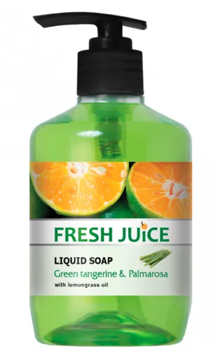 FRESH JUICE - Tekuté mydlo s dávkovačom zelená mandarínka & palmarosa, 0,46 L