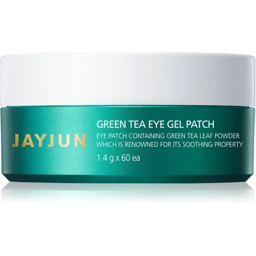 Jayjun Eye Gel Patch Green Tea hydrogélová maska na očné okolie pre rozjasnenie a hydratáciu 60x1.4 g