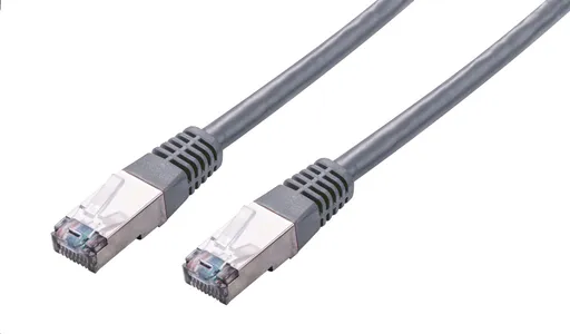 C-TECH Kábel patchcord Cat5e, FTP, sivý, 15m