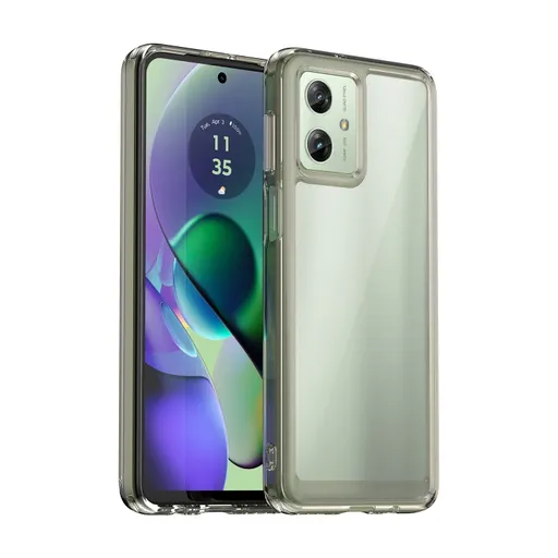 CRYSTAL Ochranný kryt pre Motorola Moto G54 šedý