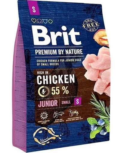 Brit Premium by Nature dog Junior S 3kg
