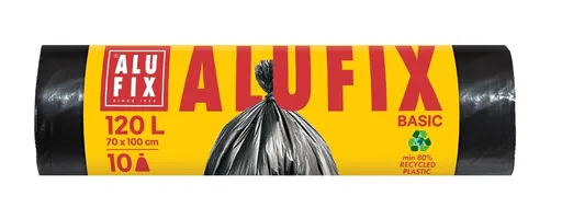 ALUFIX - Vrecia na odpad 120l/10ks čierne