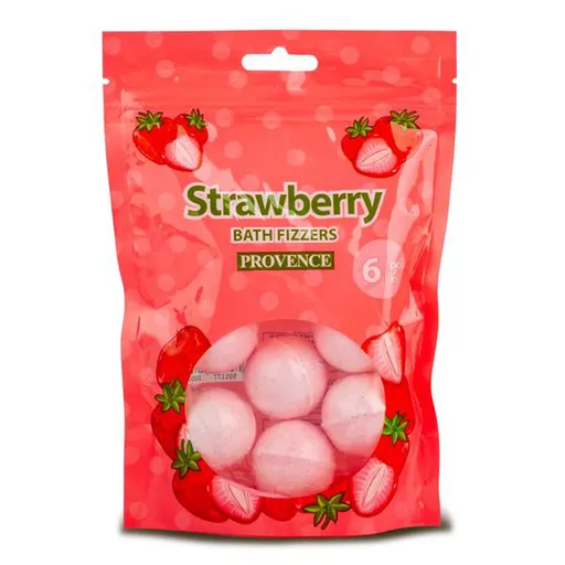 Šumivá bomba do kúpeľa PROVENCE jahoda 6x20g