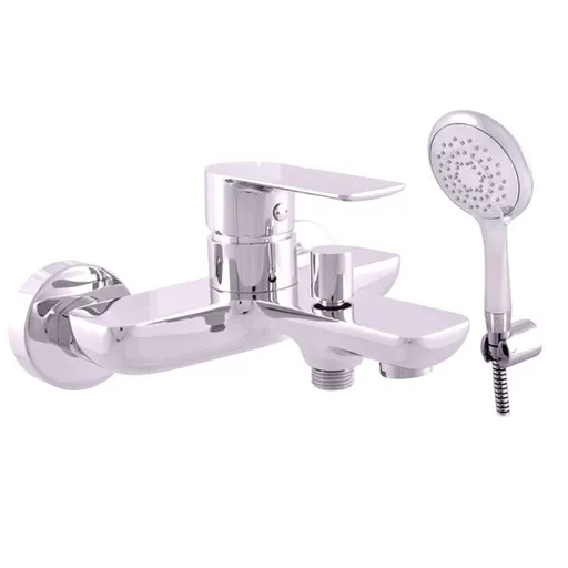 Vaňová batéria RAV SLEZÁK Vltava so sprchovacím setom 150 mm chróm VTE454.5/1