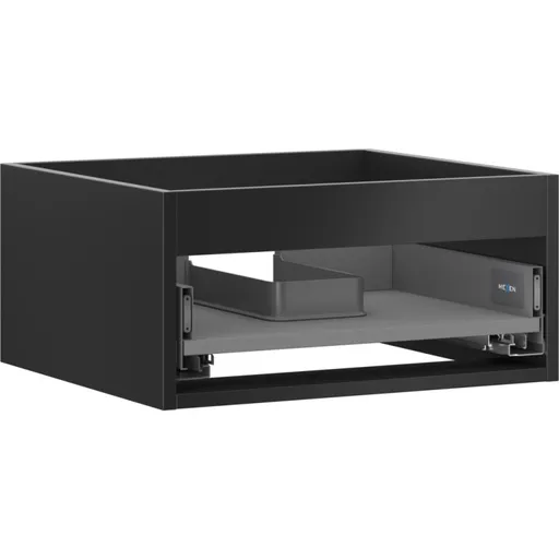 MEXEN - Box-A skrinka pre umývadlo 50, 1 šuplík, čierna mat 91AX0-0500-235-1-71