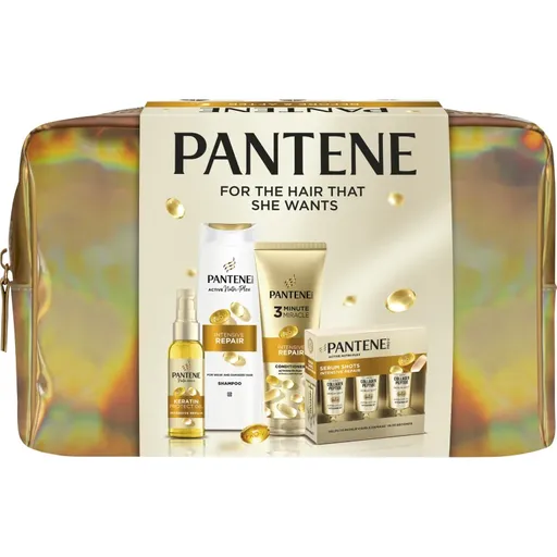 Pantene Pro-V Active Nutri Plex Golden Bag darčeková sada pre poškodené vlasy