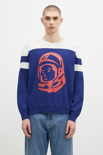 Sveter s prímesou kašmíru Billionaire Boys Club Astro Knitted Crewneck