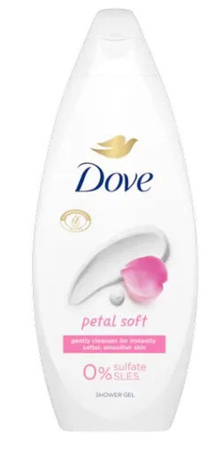 DOVE PETAL SOFT - Dámsky sprchovací gél s kvetinovou vôňou (0,25 L)
