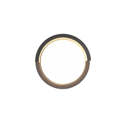 Reality Puno led nástenné svietidlo čierna r27036132 RER27036132