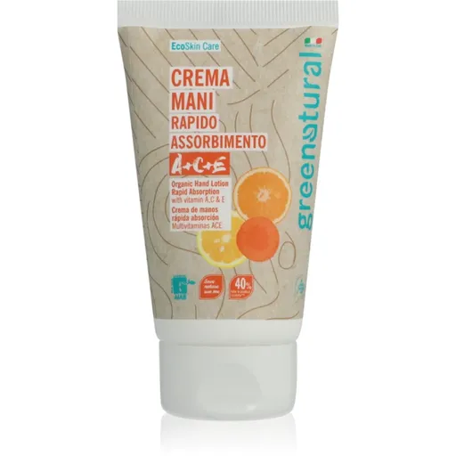Greenatural Hand Cream povzbudzujúci krém na ruky s vitamínom C 75 ml
