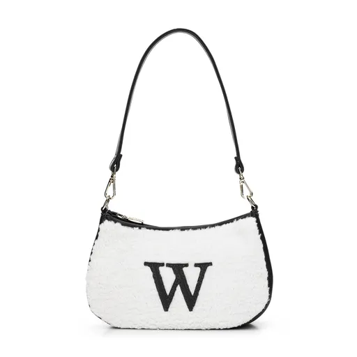 Bageta kabelka Wittchen s umelou kožušinou, malá 97-4Y-502-0