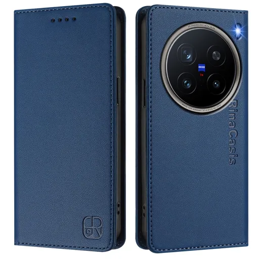 RINA Zaklápacie puzdro pre Vivo X200 Pro 5G modré