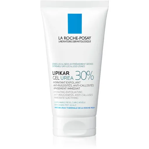 La Roche-Posay Lipikar Gel Urea 30% hĺbkovo hydratačný gél na zrohovatenú pokožku 50 ml
