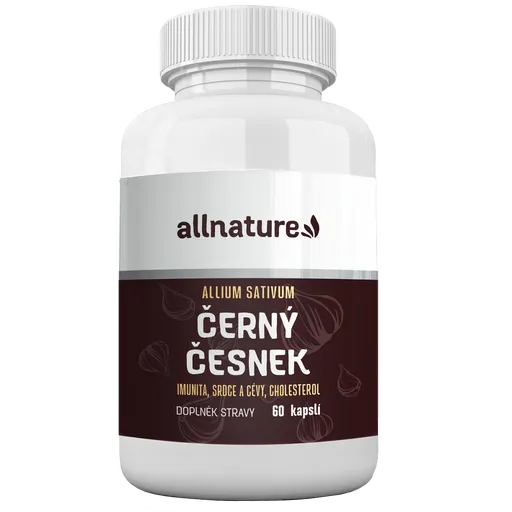 ALLNATURE Čierny cesnak 60 kapsúl