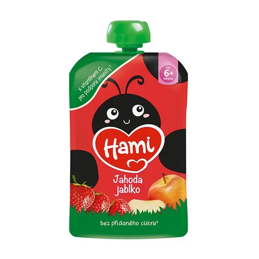 HAMI Kapsička jablko banán jahoda 6m+ 100 g