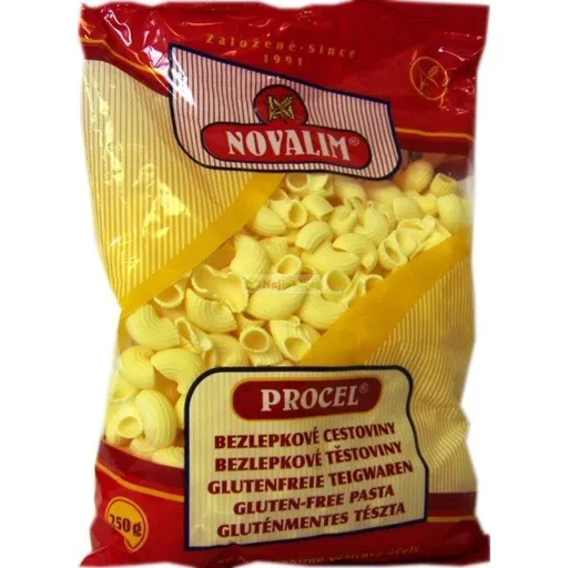 Novalim Bezlepkové cestoviny Procel kolienka malé 250g