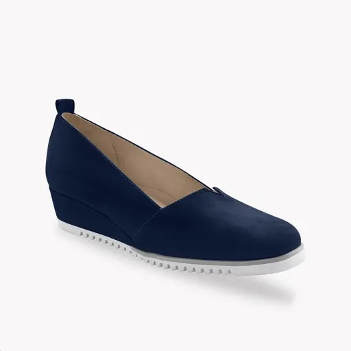 Kožené balerínky na kline