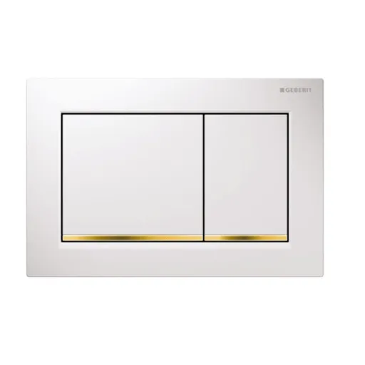 Geberit Omega30 ovládacie tlačidlo plast biele 115.080.KK.1