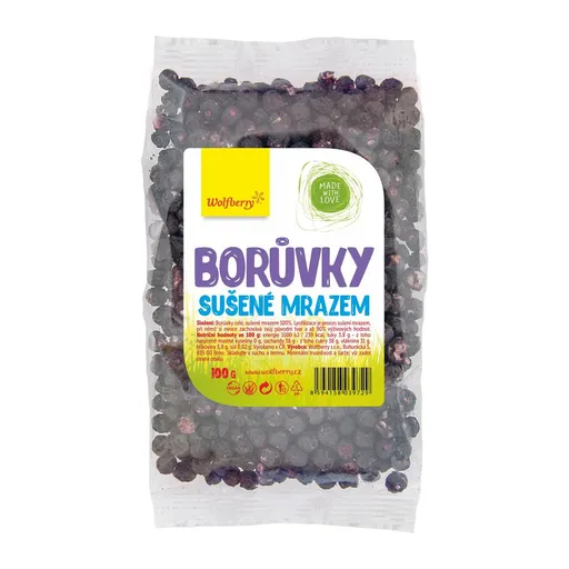 WOLFBERRY Čučoriedky lyofilizované 100 g