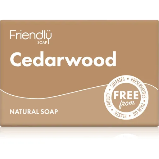 Friendly Soap Natural Soap Cedarwood prírodné mydlo 95 g