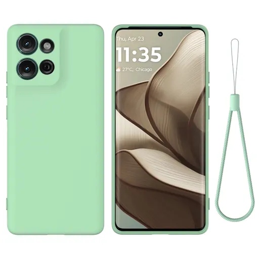 RUBBER Ochranný obal pre Motorola Moto G75 5G zelený