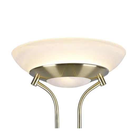 Reality Orson led stojaca lampa mosadz r40073508 RER40073508