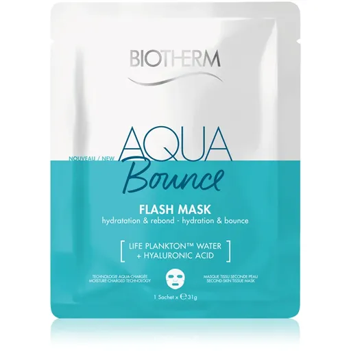 Biotherm Aqua Bounce Flash Mask plátenná maska 35 g