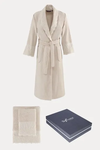 Soft Cotton Darčekové balenie županu, uteráku a osušky MAYA