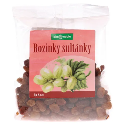 BIO NEBIO Hrozienka sultánky nesírené BIO 150 g
