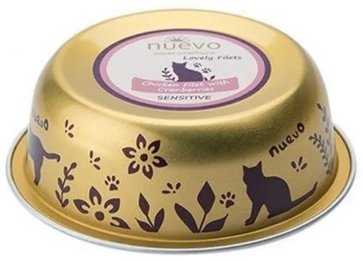 Nuevo cat Sensitive Chicken filet with Cranberries 12 x 85 g
