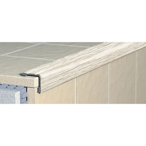 Schodová hrana schodová Havos, hliník, dĺžka 90 cm, výška hrany 20 mm, ALSHDBI990