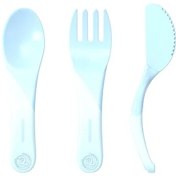 TWISTSHAKE Príbor na učenie Pastelová modrá (7350083122001)