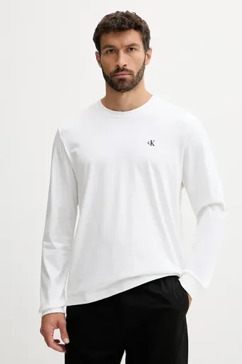 Bavlnené tričko s dlhým rukávom Calvin Klein Jeans