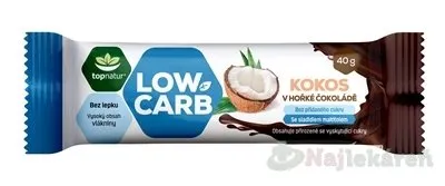 Topnatur LOW CARB Tyčinka Kokos v horkej čokoláde 40 g