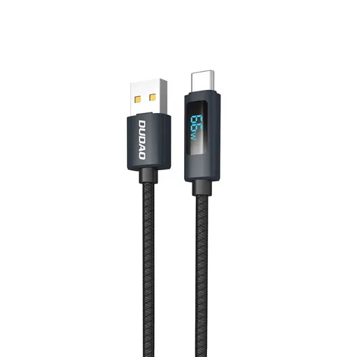 DUDAO L7T Kábel USB / USB Typ-C 66W čierny