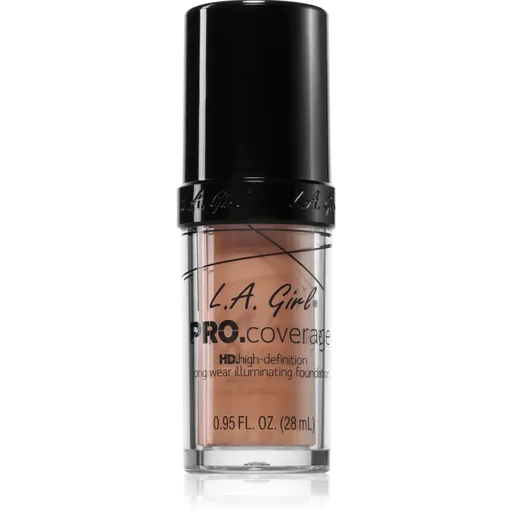 L.A. Girl Cosmetics PRO. Coverage rozjasňujúci tekutý make-up odtieň Natural 28 ml