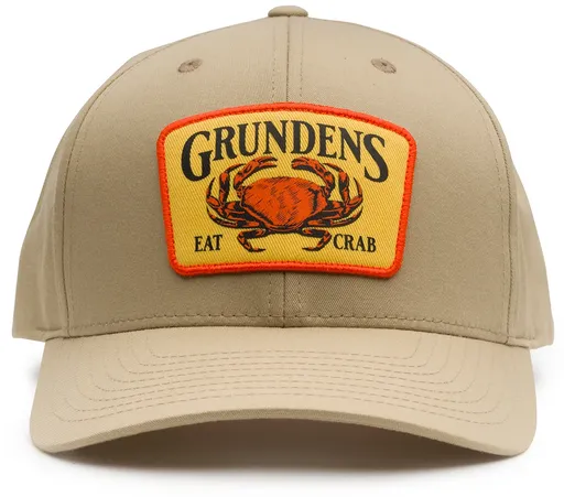 Grundéns šiltovka eat crab trucker 312 khaki/white