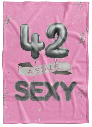 Deka Stále sexy – Ružová (vek: 42, Podšitie baránkom: NE)