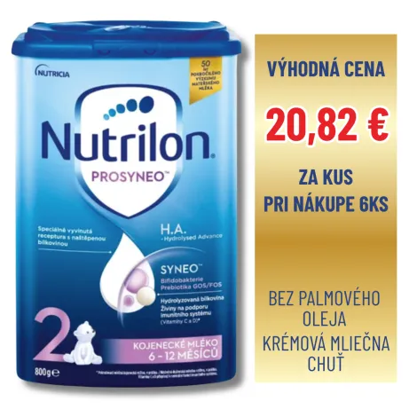 Nutrilon 2 PROSYNEO H.A. - Hydrolyzed Advance (6-12 mesiacov) 6x800g