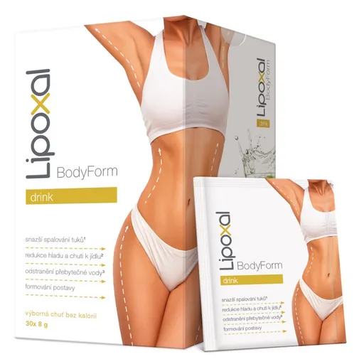 LIPOXAL BodyForm drink 8 g x 30 vreciek