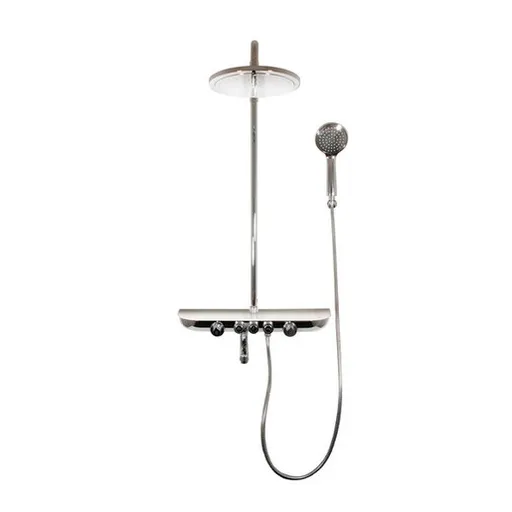 Vaňová batéria RAV Slezák s poličkou biela / chróm MU253.5/5KB