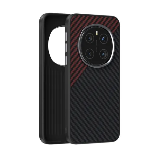 ABEEL C CARBON Ochranný kryt pre Honor Magic7 Pro 5G BLACK RED