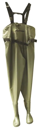 Mistrall brodiace nohavice pvc zelené - 45